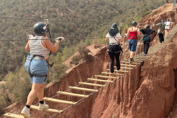 High Atlas Zipline Adventure from Marrakech: Morning Zipline, Argan Breakfast & Atlas Views photo 2