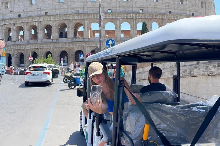 Rome by Golf Cart: Gelato Stops, Colosseum Views and Secret Squares photo 2
