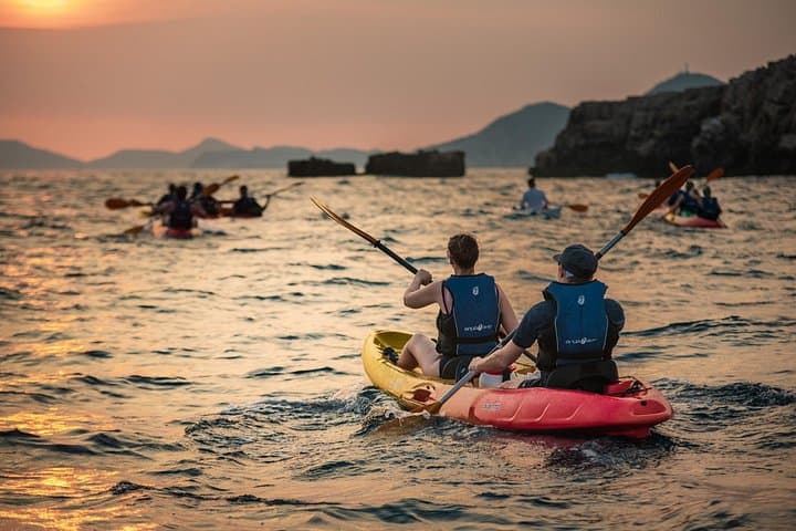 Dubrovnik Sunset Kayak and Snorkel Tour with Wine — 2–3 Hour Coastal Paddle photo 3