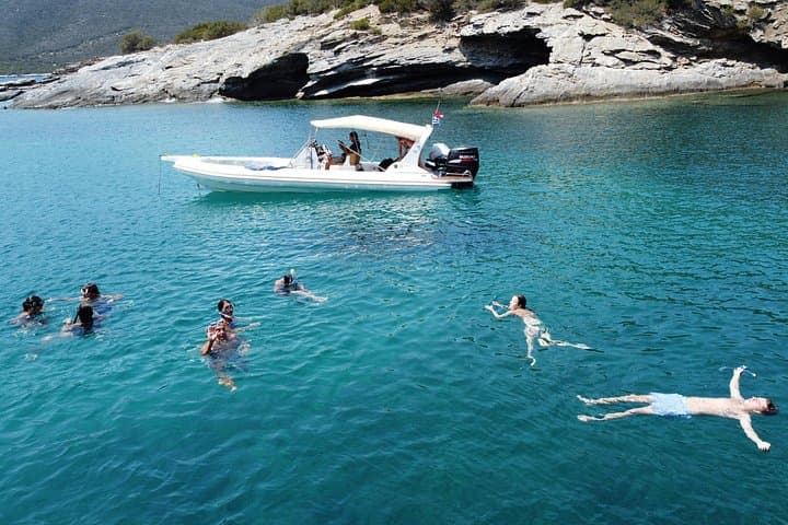 Private RIB Cruise and Snorkeling to Kythnos from Lavrio (Cyclades) photo 1