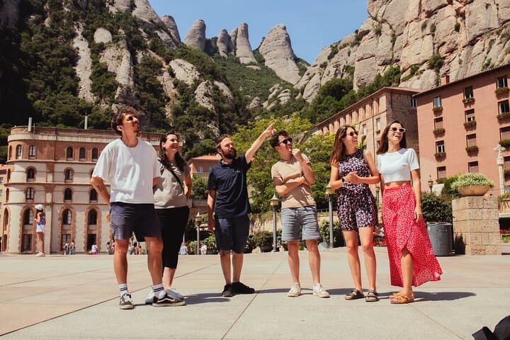 Montserrat Cogwheel Train & Winery Day Trip from Barcelona — Monastery, Wine Tasting & Tapas