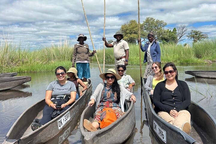 Full-Day Mokoro Adventure in the Okavango Delta — Mokoro Safari from Maun