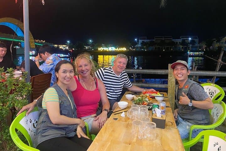 Hoi An Vespa Food Tour: Night Street-Food Ride & Thu Bon Lantern Cruise photo 2