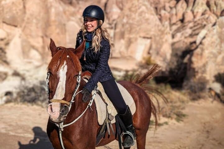 Sunset Horse Riding in Cappadocia — Ride Rose & Red Valleys with Balloon Views photo 6