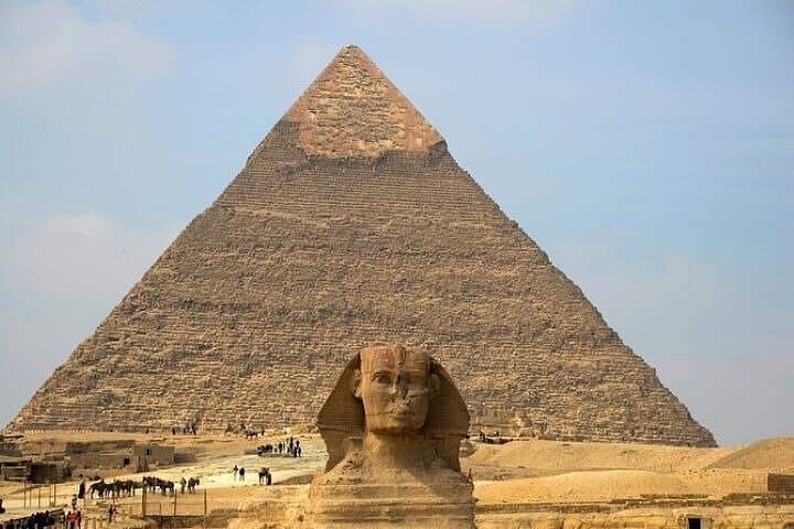 Private Giza Pyramids Tour: Sphinx, Camel Ride, Lunch & Panoramic View photo 6