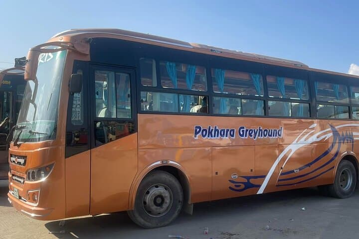 Kathmandu to Pokhara Luxury Sofa-Seat Bus: Scenic Day Transfer