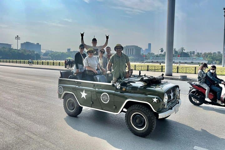 Hanoi Jeep Tour: Train Street, Long Bien Bridge & Hidden Old-Quarter Gems photo 1