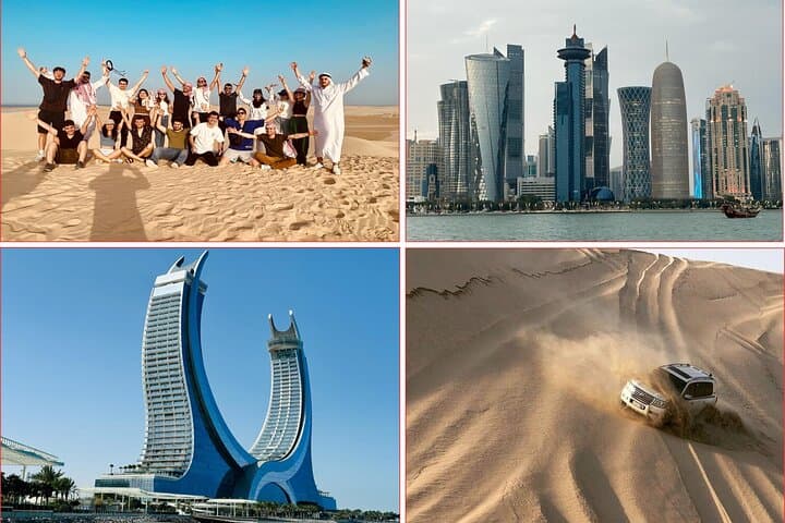 Doha City and Desert Safari Combo Tour: City Sights, Dune Bashing & Inland Sea