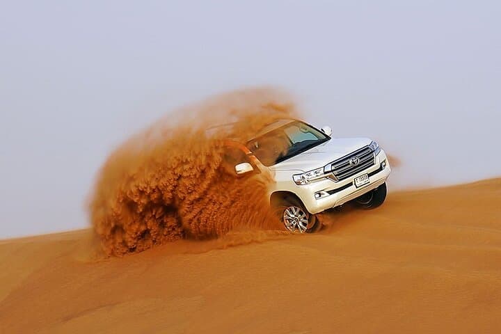 Private Dubai Desert Safari with Dune Bashing, VIP Camp & BBQ Dinner
