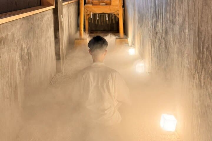 Cloud Meditation at Shiomi Ryugu Shrine: Tokyo Bay Guided Misogi Experience photo 6