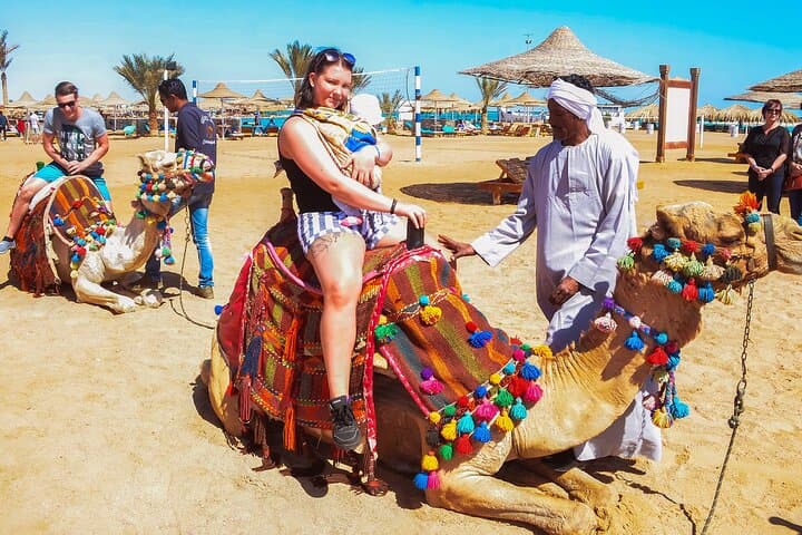 Hurghada Desert Camel Ride and Bedouin-Guided Sunset Safari photo 2