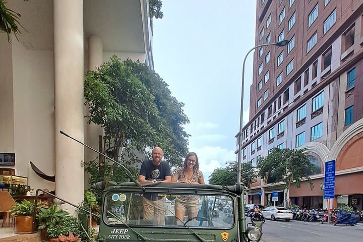 Saigon After Dark: Private Jeep Street-Food Tour and Rooftop Bar photo 3