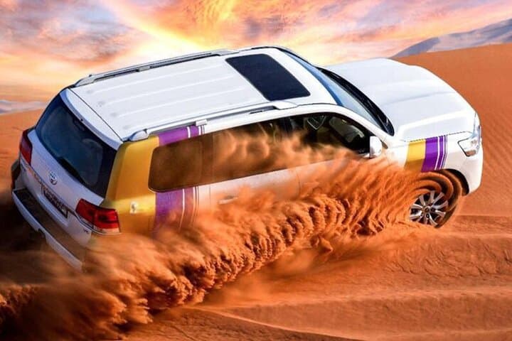 Ultimate Dubai Desert Safari: Quad Bikes, Dune Bashing & BBQ Camp
