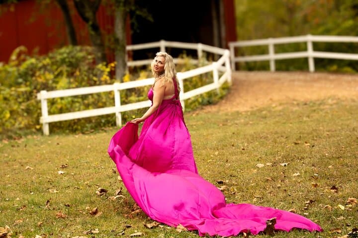 Flying Dress Photo Session in St. Louis — Forest Park, Winery & Covered Bridge photo 6