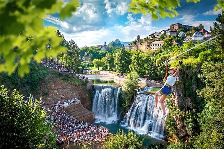 Day Trip from Sarajevo to Jajce & Travnik: Waterfalls, Pliva Lakes and Historic Watermills photo 5