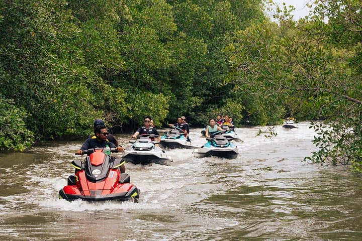Jet Ski Mangrove Tour Tanjung Rhu: Kilim Geopark & Dangli Island Adventure