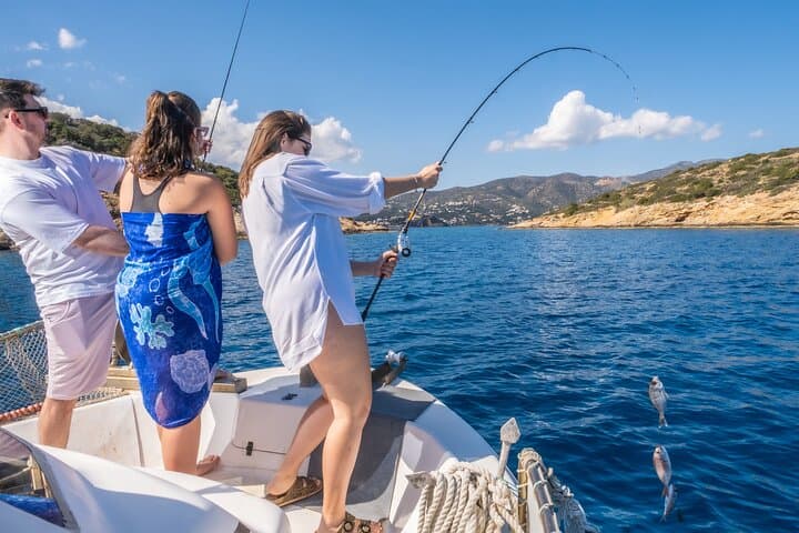 Half-Day Fishing and Sightseeing Cruise in Agios Nikolaos, Crete photo 3