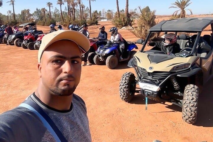 Sunset Buggy and Quad Ride in Marrakech Palmeraie with Traditional Dinner & Show