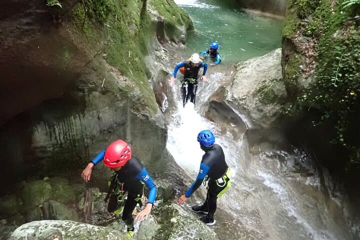 Canyoning in the Vercors Gorges: Furon Canyon Descent near Villard-de-Lans