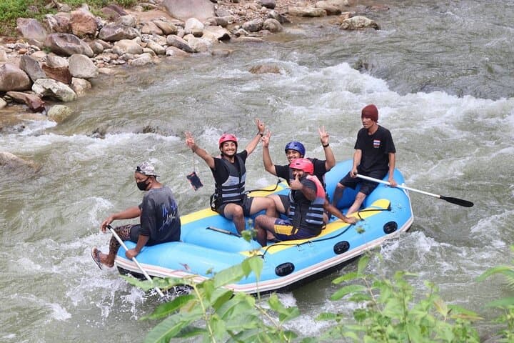 Phuket to Phang Nga White-Water Rafting & Monkey Cave Adventure