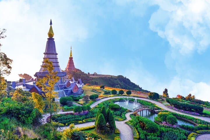 Doi Inthanon Day Trip: Twin Pagodas, Waterfalls & Karen Village Soft Hike photo 2