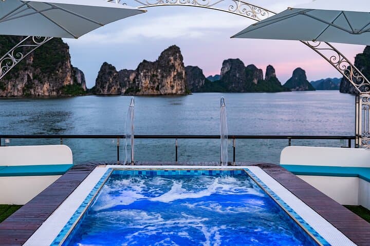 Luxury Halong Bay Day Cruise from Hanoi — 5-Star Buffet, Kayak & Jacuzzi photo 3