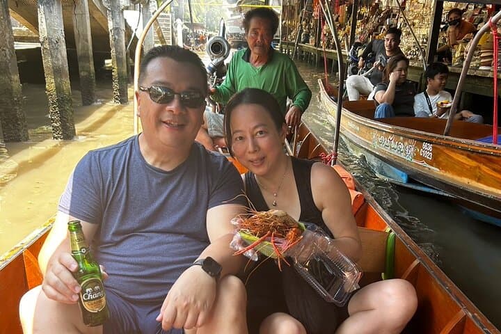 Maeklong Railway and Damnoen Saduak Floating Market Private Day Tour from Bangkok photo 3