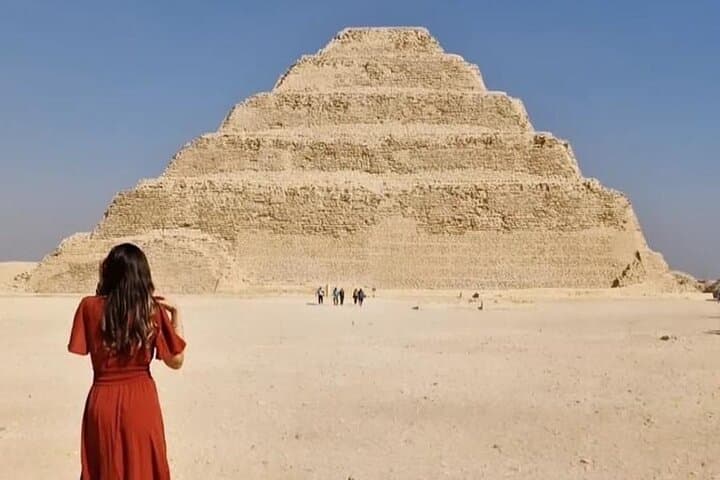Giza Pyramids, Saqqara & Memphis: Private Full-Day Tour from Cairo