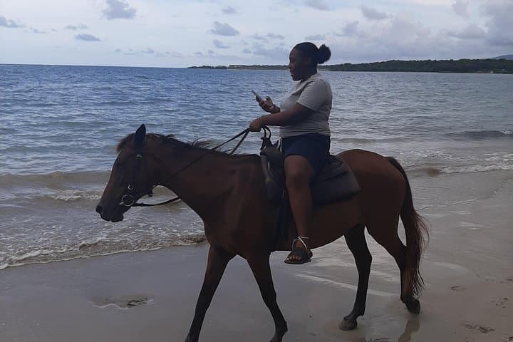 Horseback Riding in Jamaica: Montego Bay Ocean Ride with Jerk Lunch & Shopping photo 4