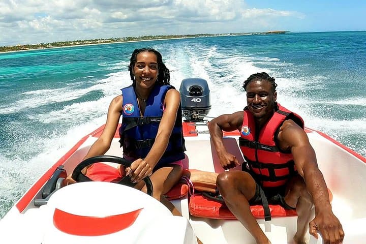 Punta Cana Speedboat Driving & Snorkel Tour to Coral Reef and Natural Pool photo 3