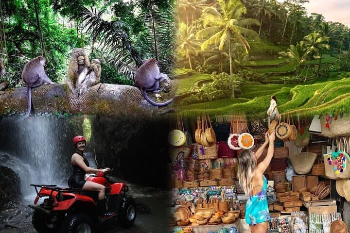 Bali Full-Day ATV Adventure: Ubud Monkey Forest & Tegalalang Rice Terrace Tour