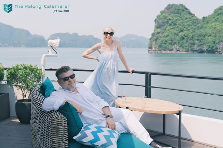 Premium Catamaran Day Cruise: Halong & Lan Ha Bay from Hanoi photo 4