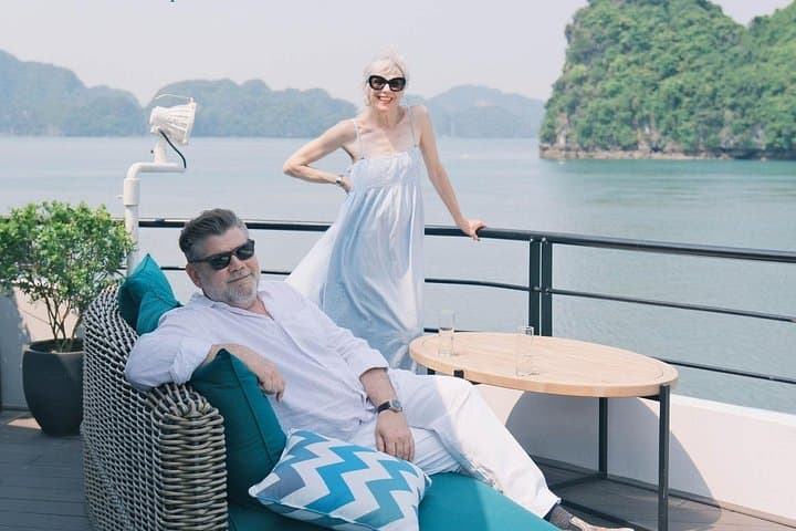 Luxury Catamaran Day Cruise from Hanoi to Halong & Lan Ha Bay photo 2