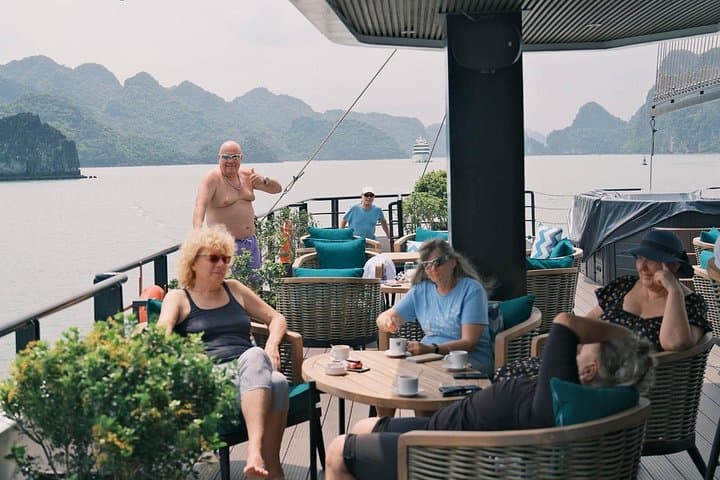 Luxury Catamaran Day Cruise from Hanoi to Halong & Lan Ha Bay photo 1