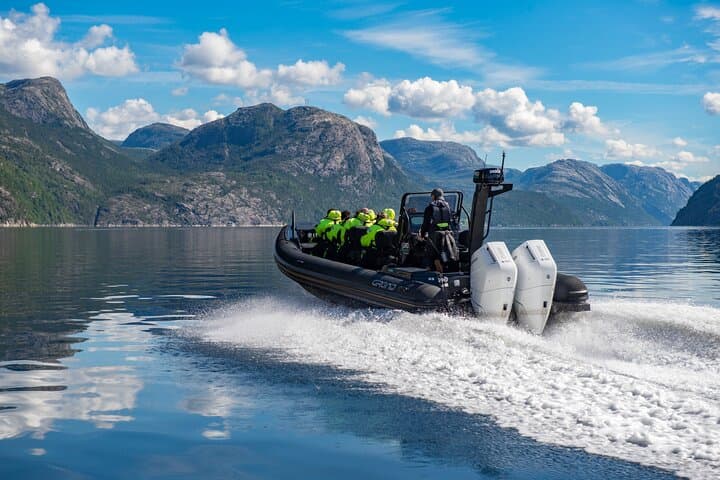 Lysefjord RIB Safari: High-Speed Fjord Tour from Stavanger to Preikestolen photo 3