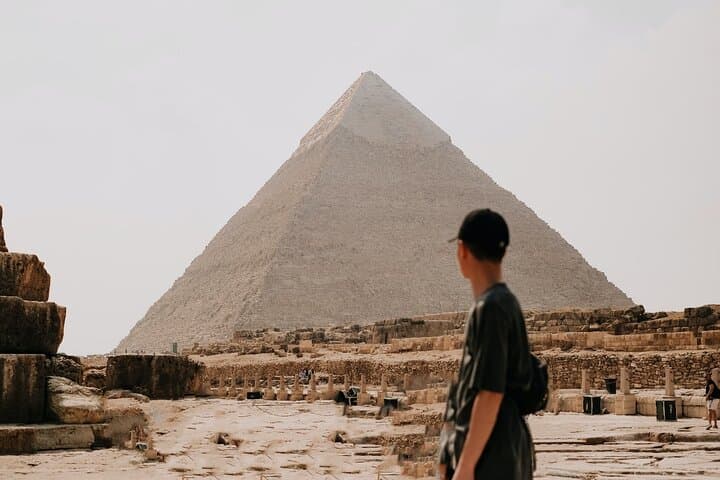 Giza Pyramids Tour with Felucca Ride and Lunch — Private Day Trip from Cairo photo 1