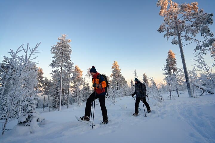 Private Snowshoeing in Rovaniemi's Snow Forests — Guided Hike with Kota Fire photo 2