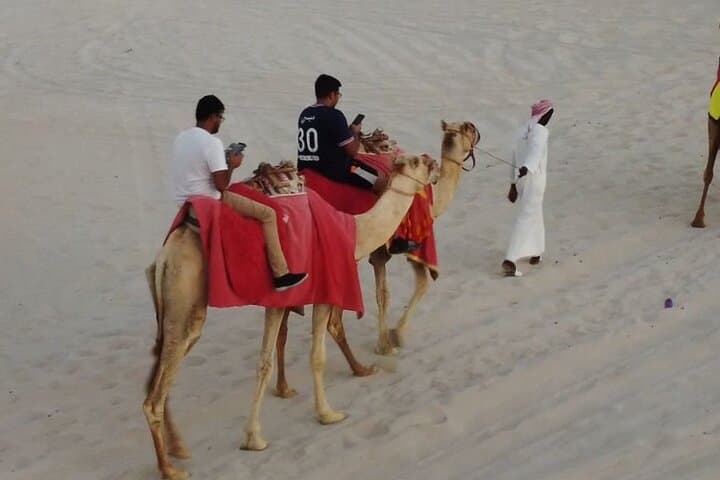 Doha Desert Safari: Private Half-Day Camel Ride, Sandboarding & Dune Bashing photo 3