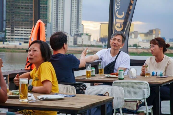 Magical Mekong Sunset Cruise in Phnom Penh — BBQ, Freeflow Beer & River Views photo 5