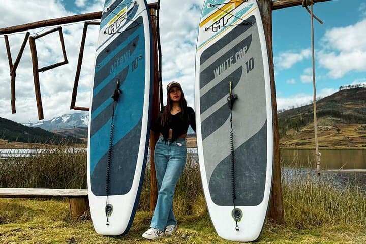 Paddleboarding Laguna Huaypo: Calm Waters & Mountain Views from Cusco photo 2
