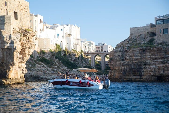 Private 8-Hour Boat Tour Polignano a Mare: Caves, Cliffs & Swim Stops photo 2