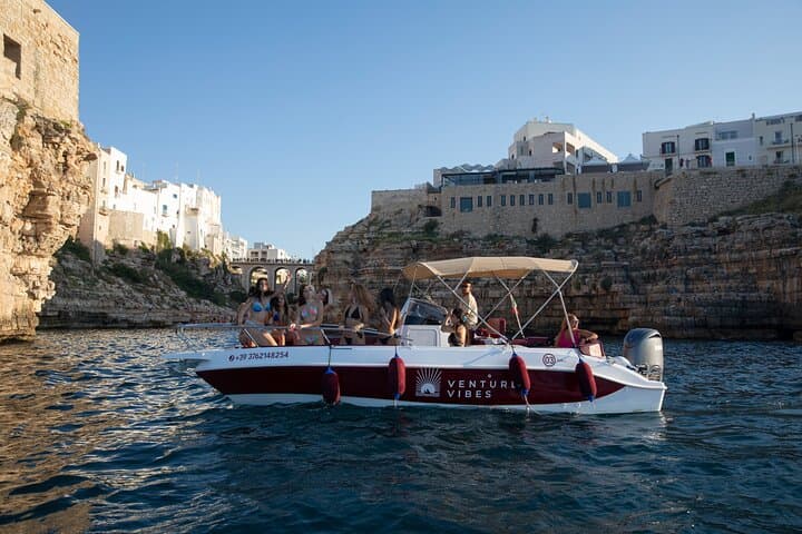 Private 8-Hour Boat Tour Polignano a Mare: Caves, Cliffs & Swim Stops photo 3
