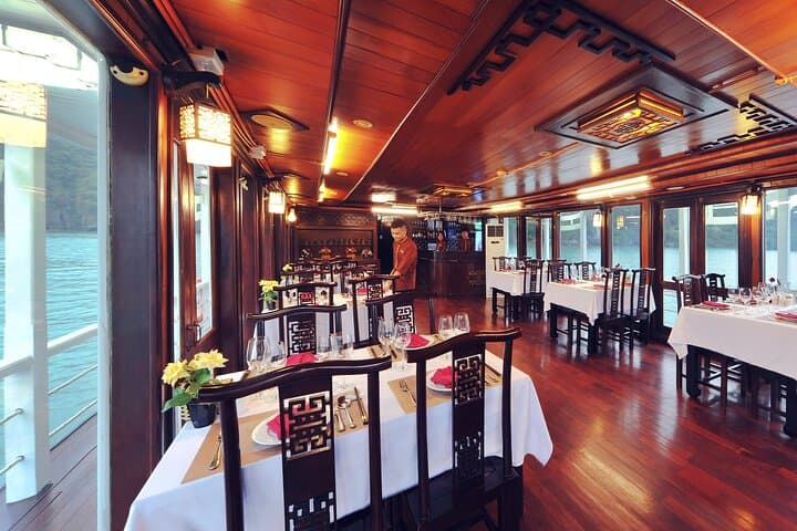 Overnight Cruise in Bai Tu Long Bay: 2-Day Authentic Wooden Junk Experience photo 2