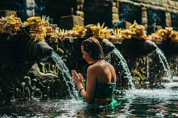 Ubud All-Inclusive Private Day Tour: Tegalalang Rice Terraces, Tirta Empul & Waterfalls