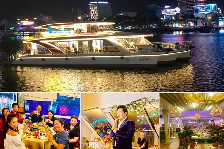 Nighttime Dragon Dinner Cruise on Da Nang's Han River