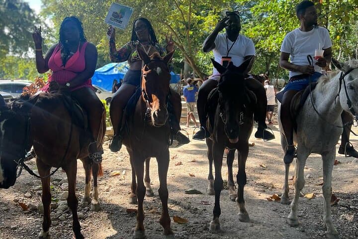 Blue Hole & Horseback Riding Combo: Ocho Rios Adventure from Montego Bay photo 2