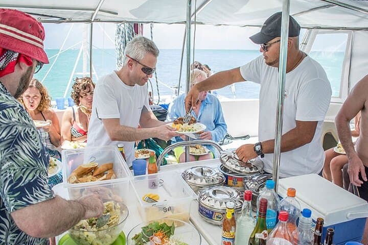 East Coast Catamaran BBQ to Île aux Cerf & GRSE Waterfall: Full-Day Snorkel and Beach Trip photo 3