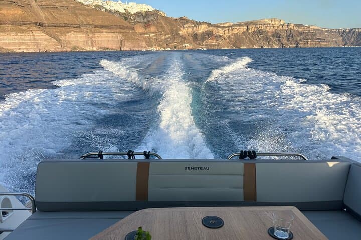 Private Caldera Cruise Aboard a Luxury Motor Yacht in Santorini