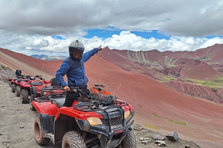 ATV to Rainbow Mountain: Red Valley Quad-Bike Adventure from Cusco