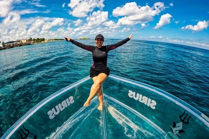 Glass-Bottom Boat & Snorkel: Cozumel's Punta Norte to Legos Reef photo 4
